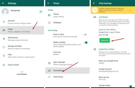 my activity whatsapp history|How To Restore Your Chat History on Android .